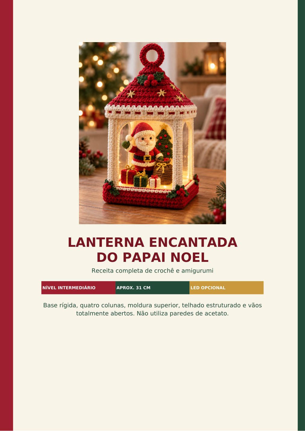 Capa da receita Lanterna Encantada do Papai Noel